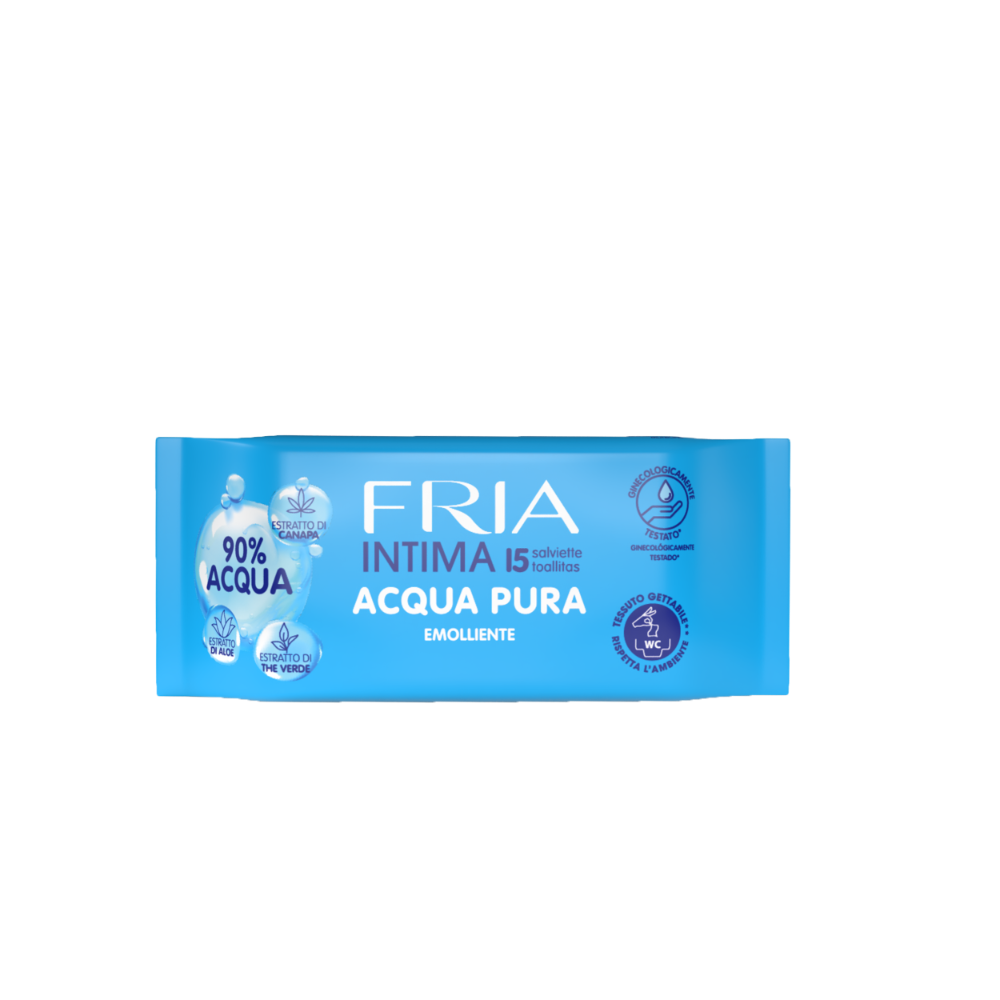 Fria Salviette Intime Acqua Pura 15 Pezzi, , large