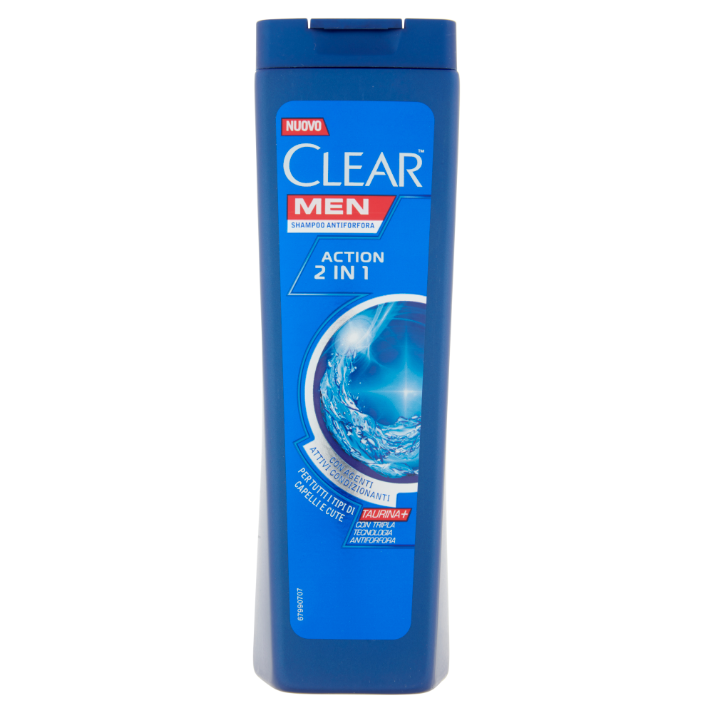 Clear Men Shampoo Antiforfora Action 2in1 225 ml - -