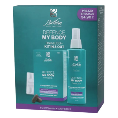Bionike Defence My Body DrenaLeg+ Kit In&Out per Microcircolo