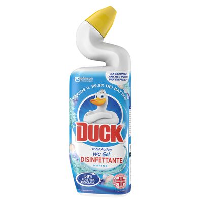Duck WC Gel Disinfettante Liquido per WC Fragranza Marine 750ml