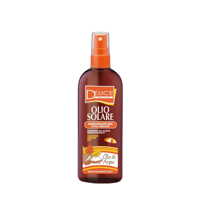 Delice Solaire Olio Abbronzante Spray Intensivo Olio Di Argan 150ml