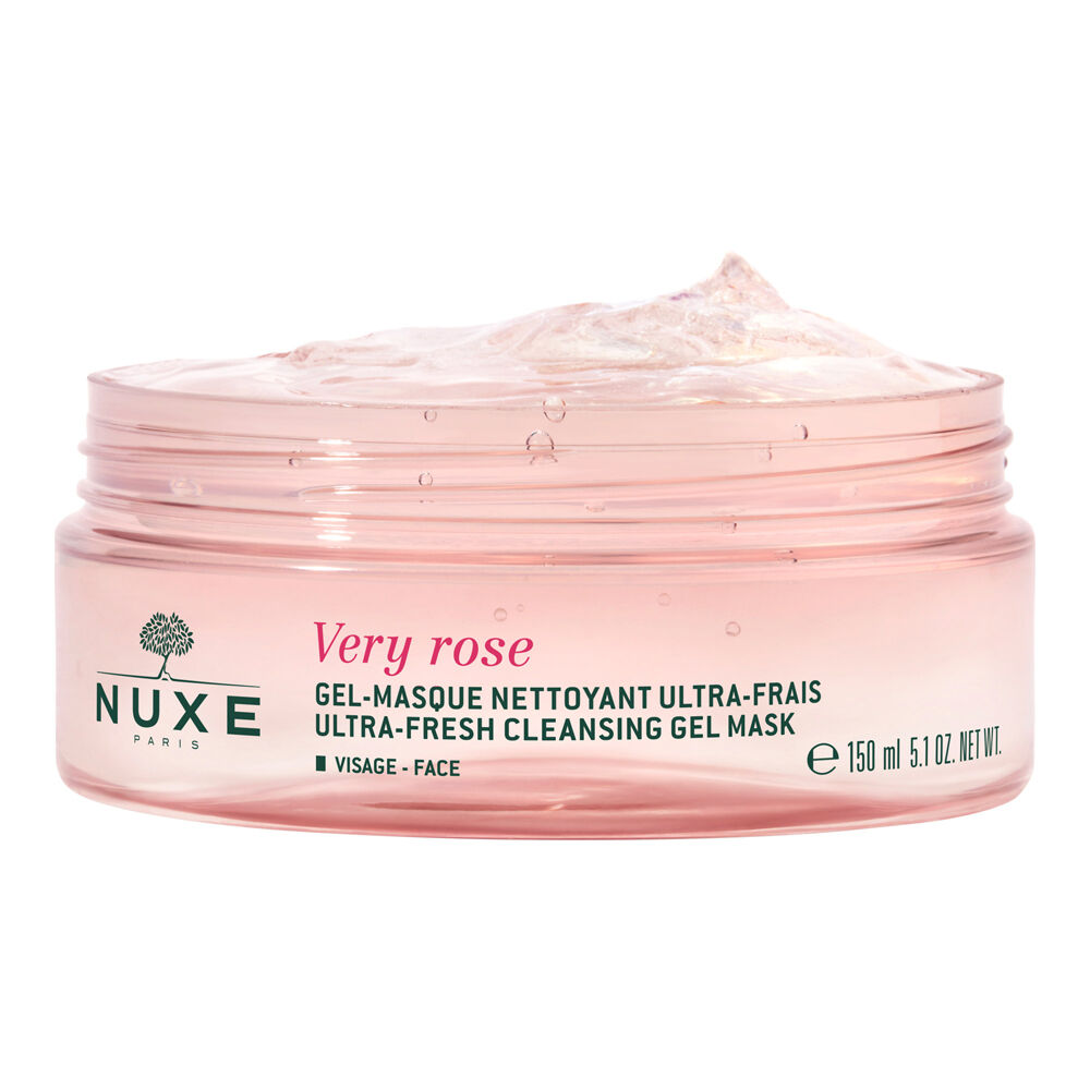Nuxe Very Rose Gel Maschera Detergente Ultra Fresco 150 ml,  Nuxe Very Rose Gel Maschera Detergente Ultra Fresco 150 ml, , large