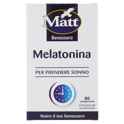 Matt Benessere Melatonina 80 Compresse
