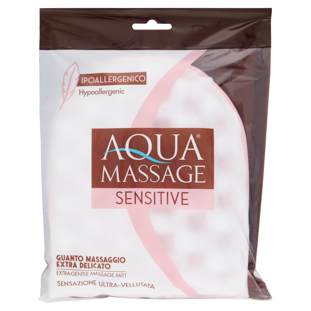 Aquamassage Sensitive Guanto Massaggio Extra Delicato, , large