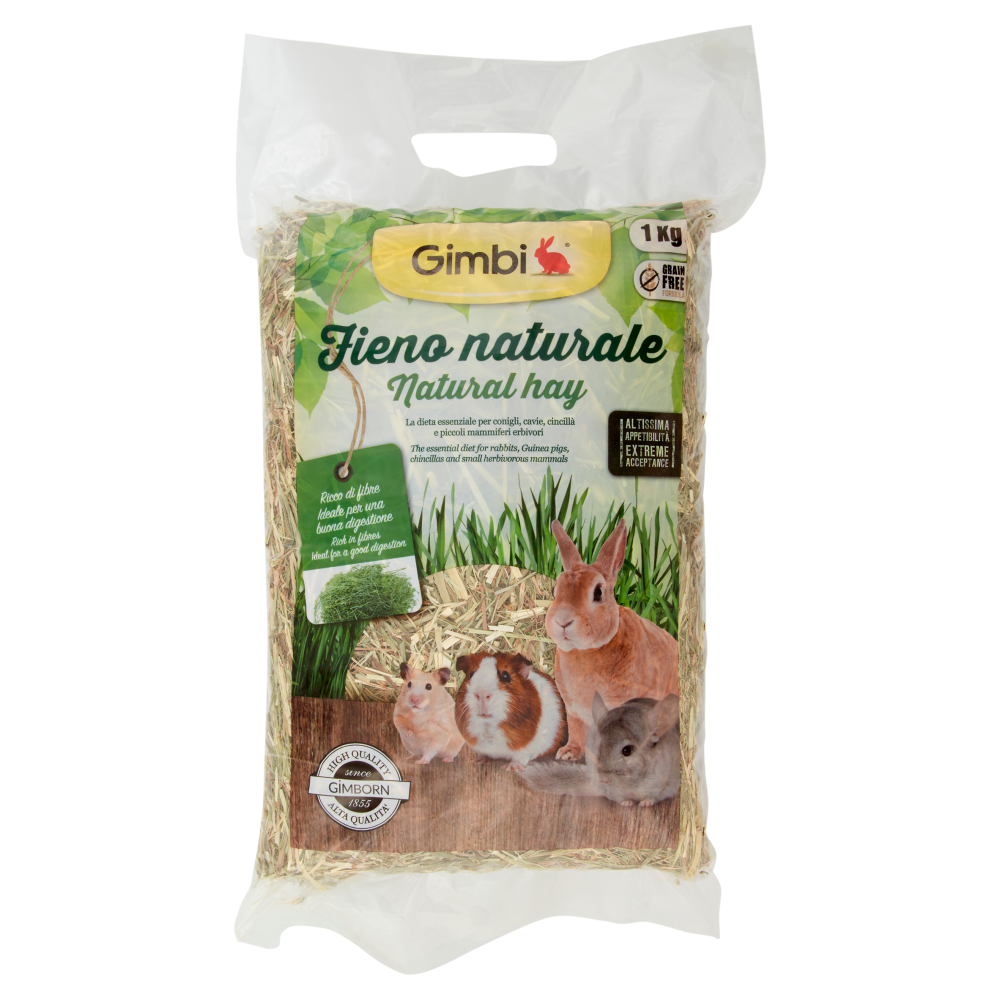 Gimbi Fieno per Roditori 1 kg, , large