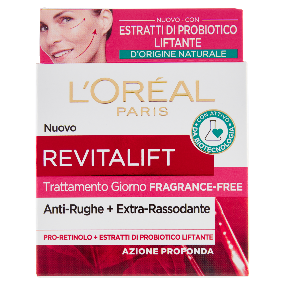 L'Oréal Paris Crema Viso Giorno Fragrance-Free Revitalift 50 ml - -
