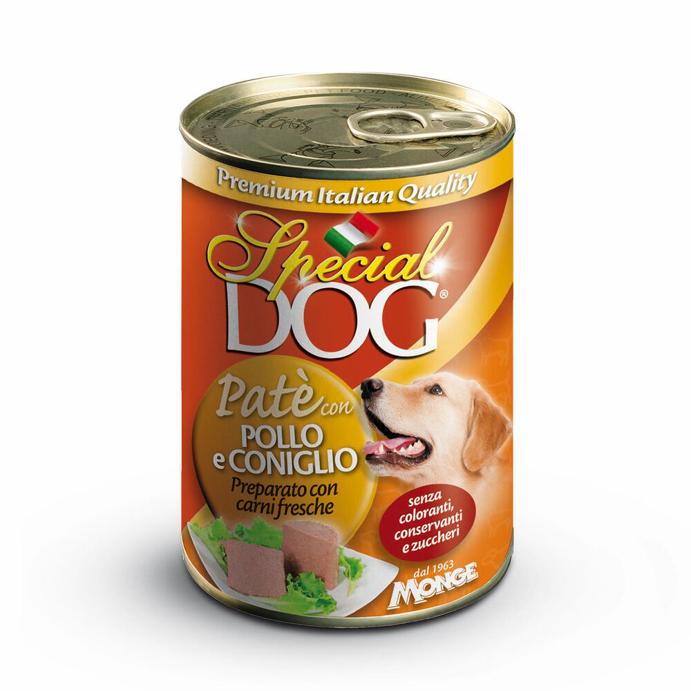 Special Dog Pat&egrave; con Pollo e Coniglio 400 g, , large