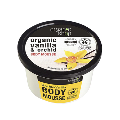 Organic Shop Body Mousse Vaniglia Bourbon 250 ml