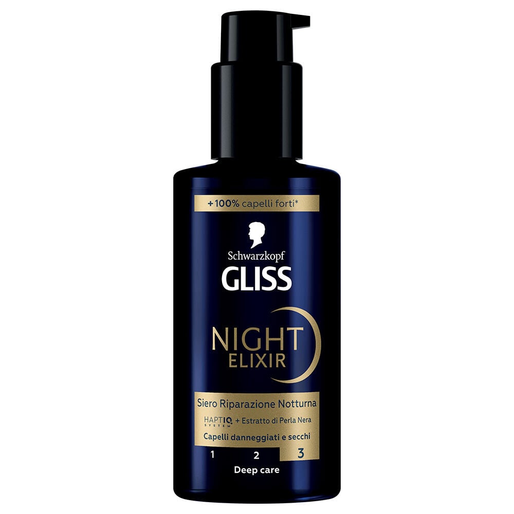 Gliss Night Elisir Siero Riparazione Notturna 100 ml - -