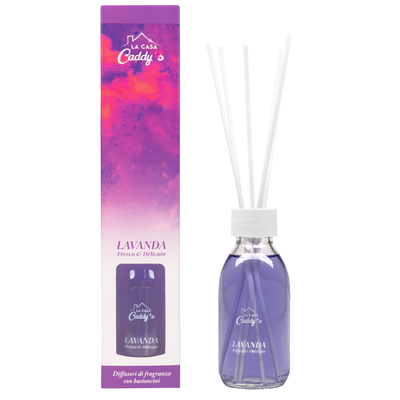 Caddy's Diffusore a Bastoncini Lavanda 125 ml