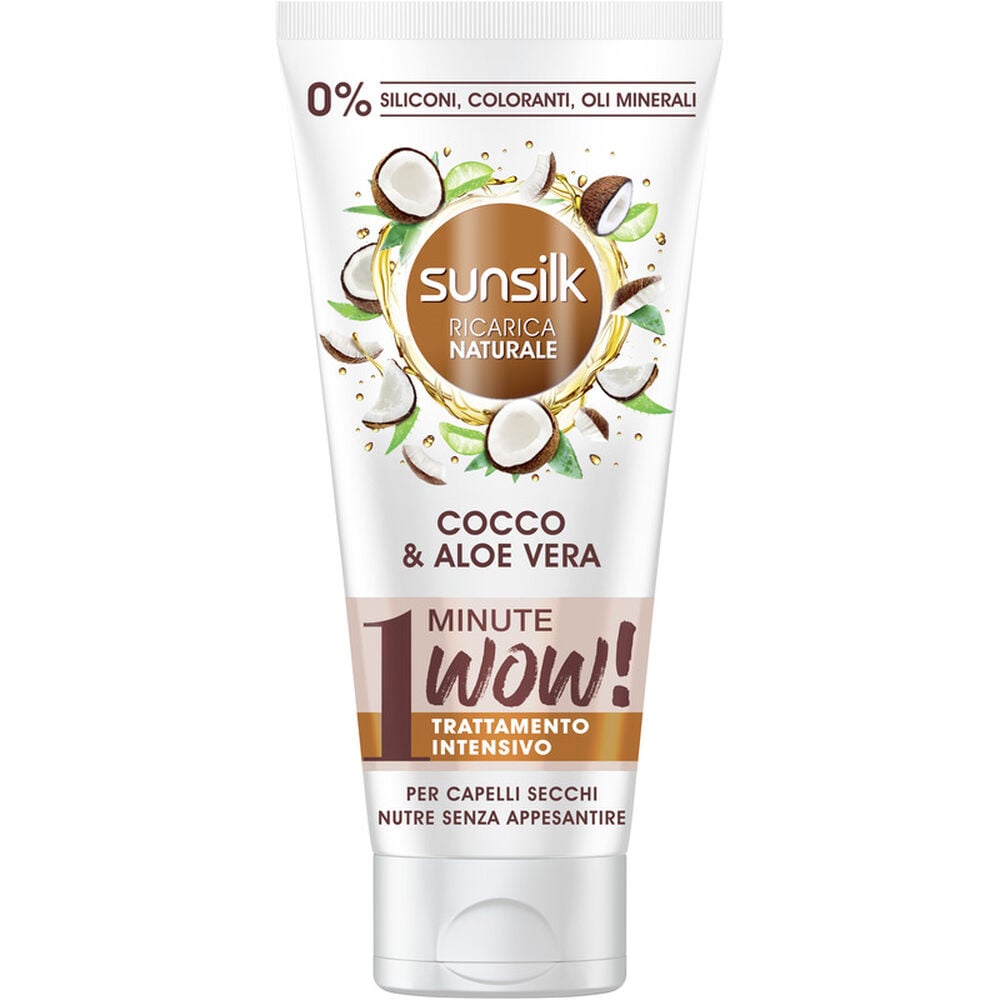 Sunsilk 1 Minute Wow Cocco e Aloe Maschera 180 ml, , large