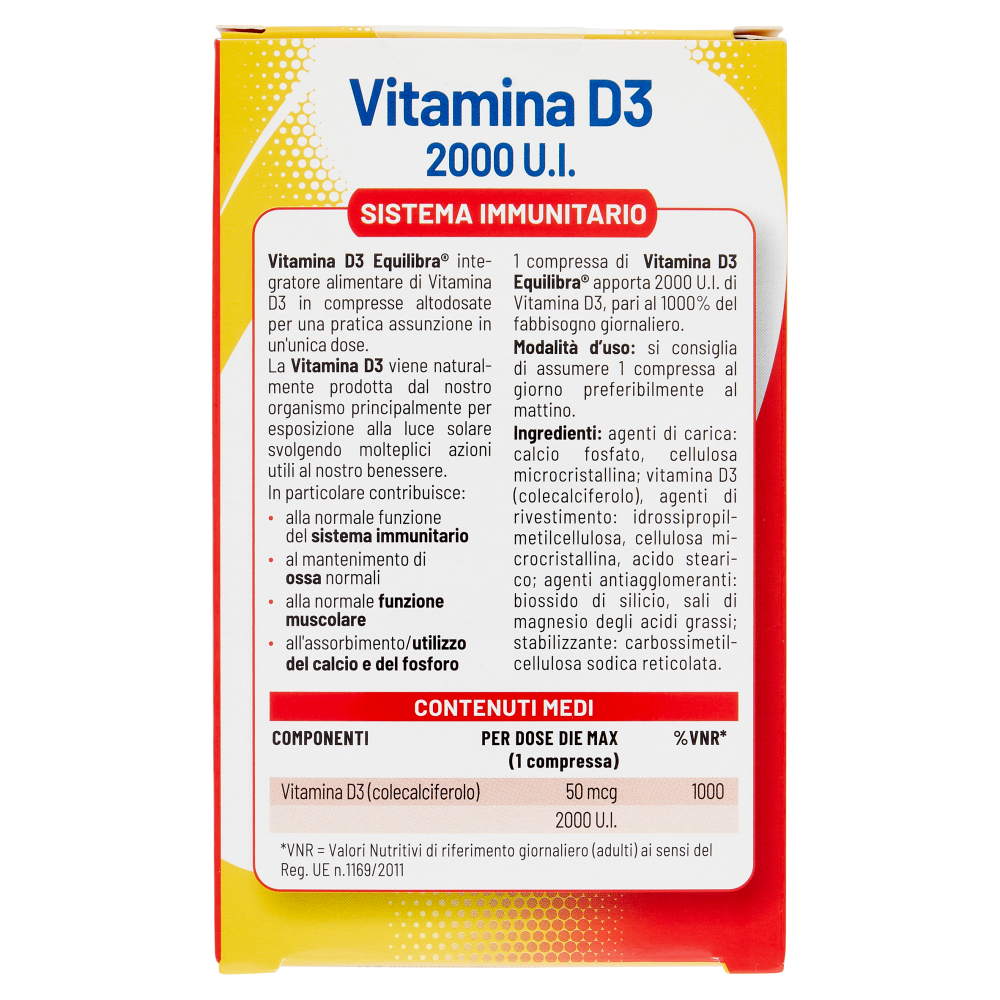Equilibra Vitamina D3 30 Compresse, , large