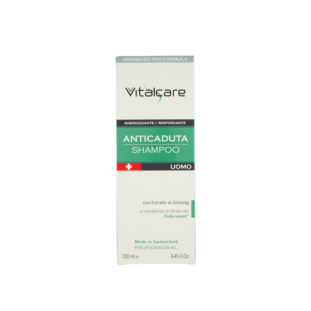 Vitalcare Professional Anticaduta Shampoo Uomo Energizzante Rinforzante 250 Ml - -