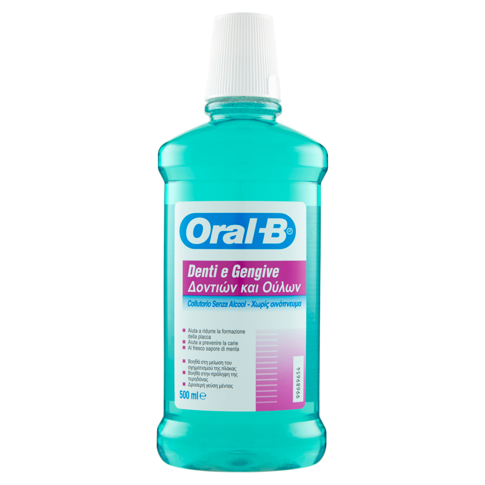 Oral-B Denti e Gengive Colluttorio Senza Alcool 500 ml, , large