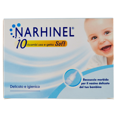 Narhinel Ricariche Soft Aspiratore Nasale 10 Pezzi
