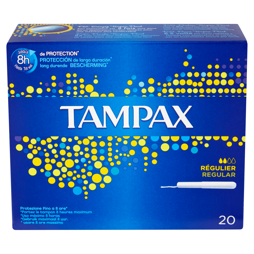 Tampax Regular 20 Tamponi, , large