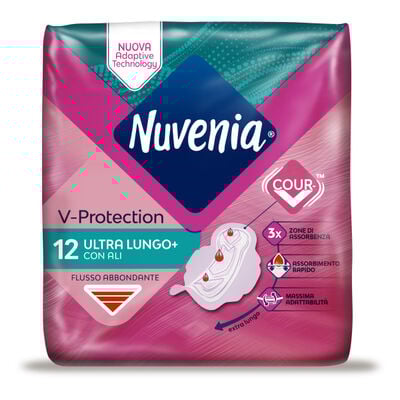 Nuvenia Ultra Super Lungo con Ali 12 Assorbenti