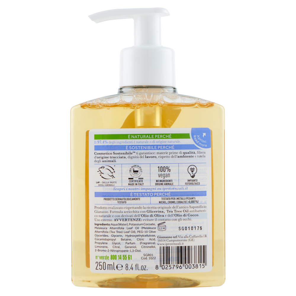 I Provenzali Sapone Liquido Marsiglia 250ml, , large