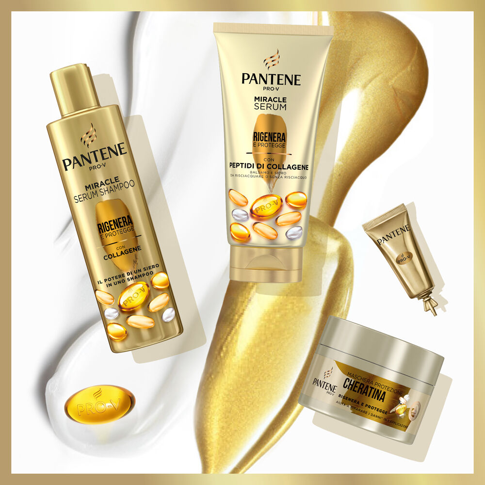 Pantene Pro-V Maschera Rigenera e Protegge, Protezione Cheratina Deboli e Danneggiati 300 ml, , large