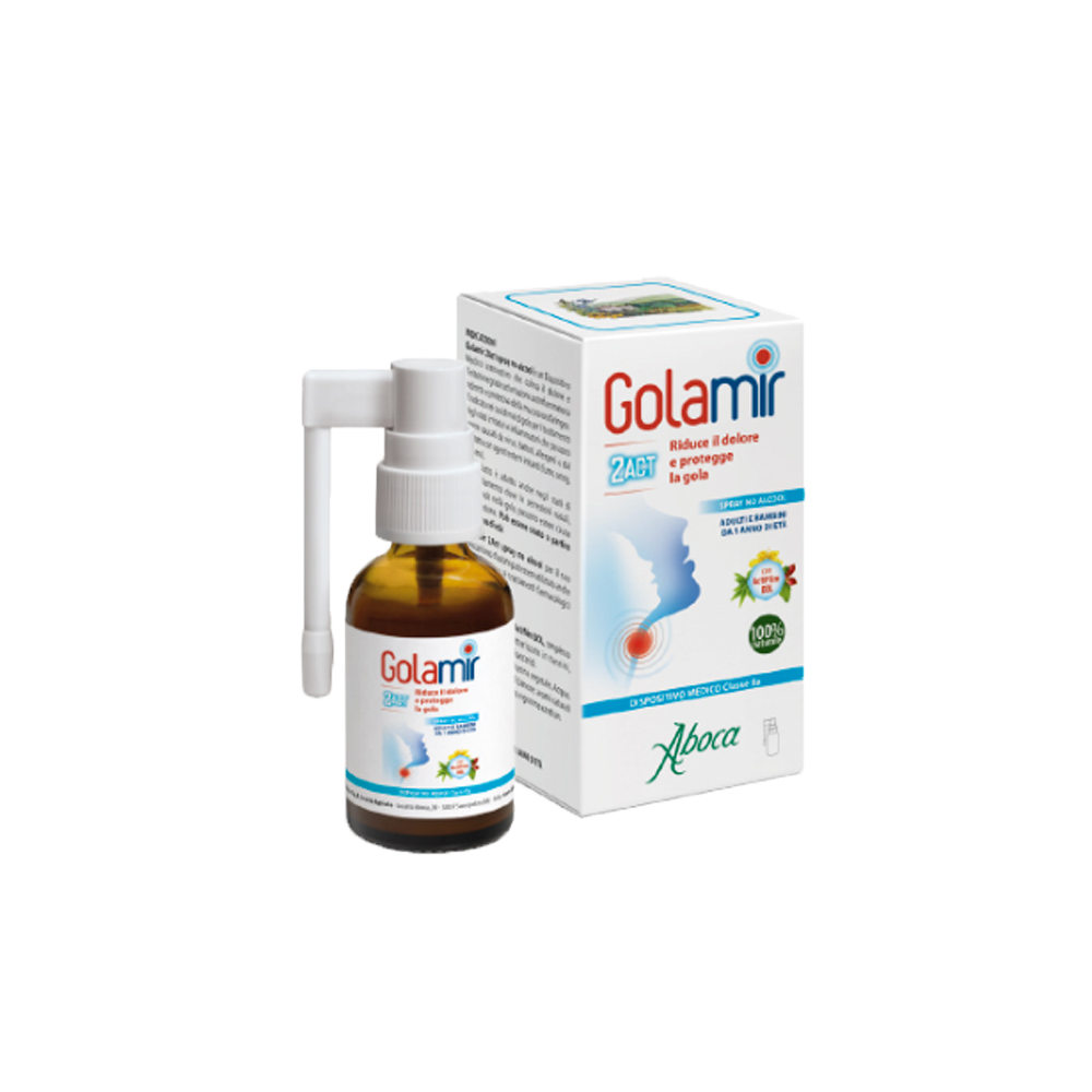 Aboca Golamir 2ACT Spray No Alcool 30 ml, , large