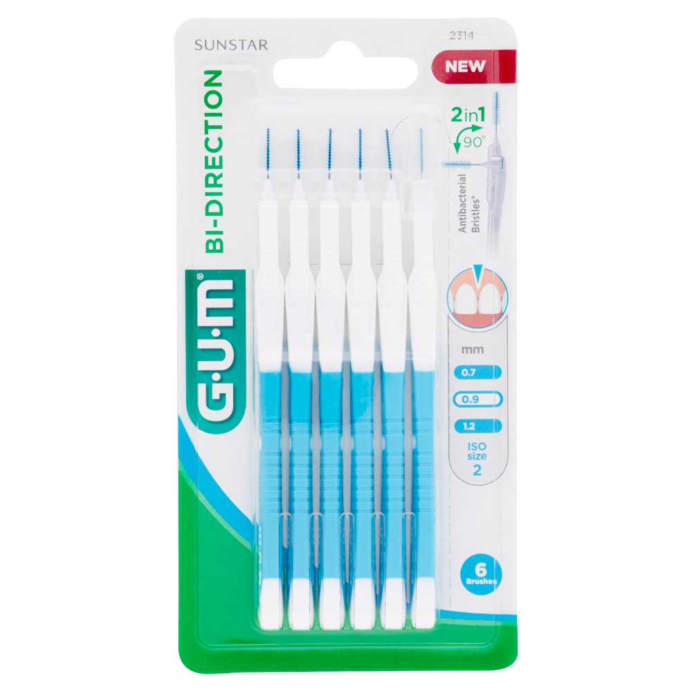 Gum Bi-Direction Scovolino mm 0.9 ISO Size 2 6 Pezzi, , large
