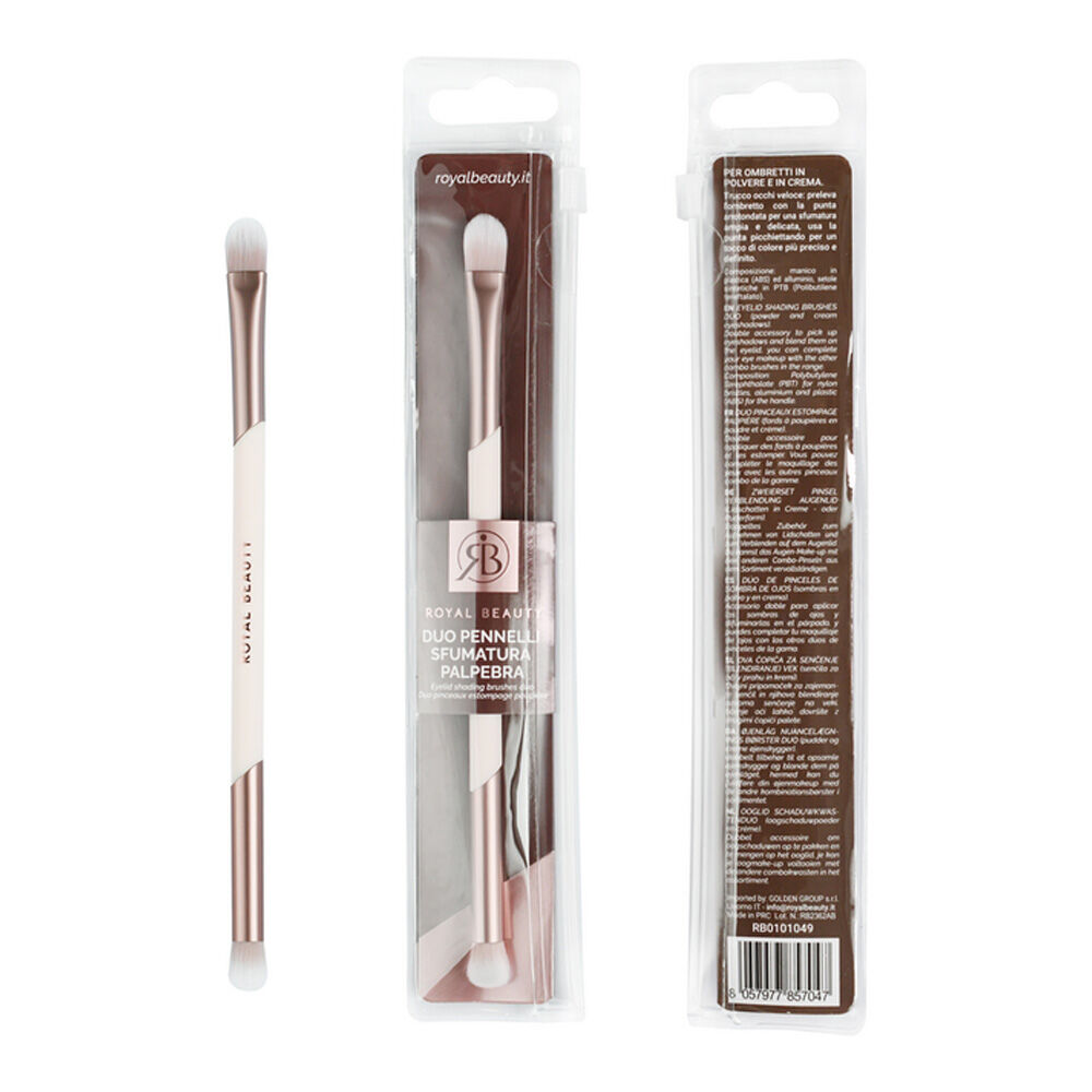 Royal Beauty Duo Pennelli Make Up Sfumatura Palpebra - -