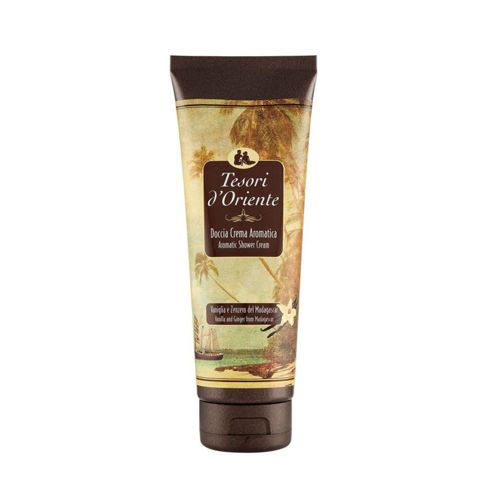 Tesori d'Oriente Doccia Crema Aromatica Vaniglia e Zenzero del Madagascar 250 ml, , large