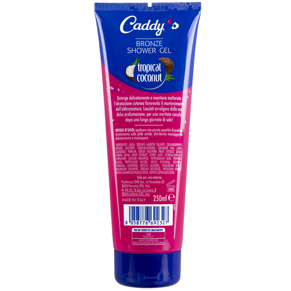 Caddy's Tropical Coconut Bronze Shower Gel 250 ml, , large