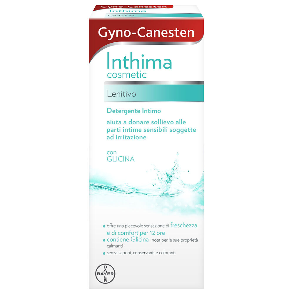 Gyno-Canesten Inthima Detergente Intimo Lenitivo con Glicina Flacone 200ml - -