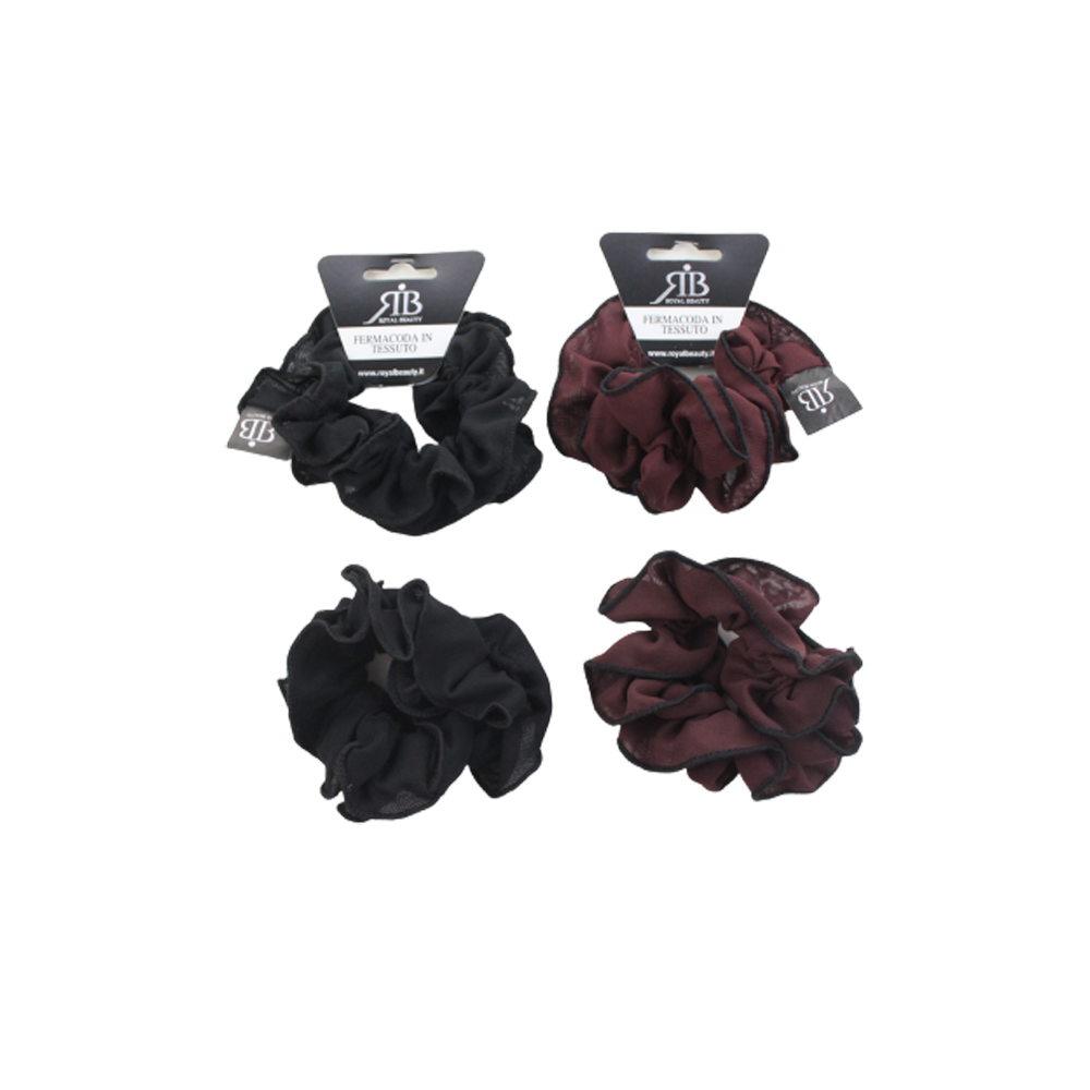 Royal Beauty Fermacoda In Tessuto Nero, , large