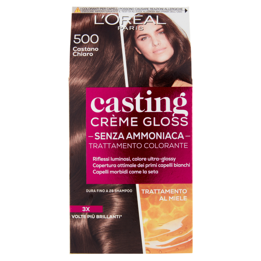 Casting Crème Gloss Colorazione Permanente Castano Chiaro N.500 - -