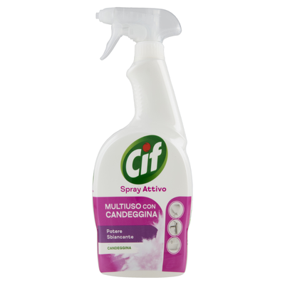 Cif Spray Attivo con Candeggina 100% Igienizzante 650 ml