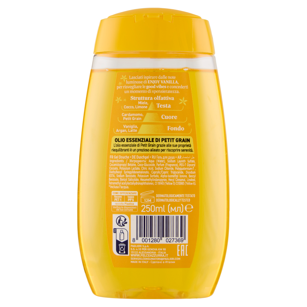 Felce Azzurra My Mood Enjoy Vanilla Shower Gel 250 ml, , large