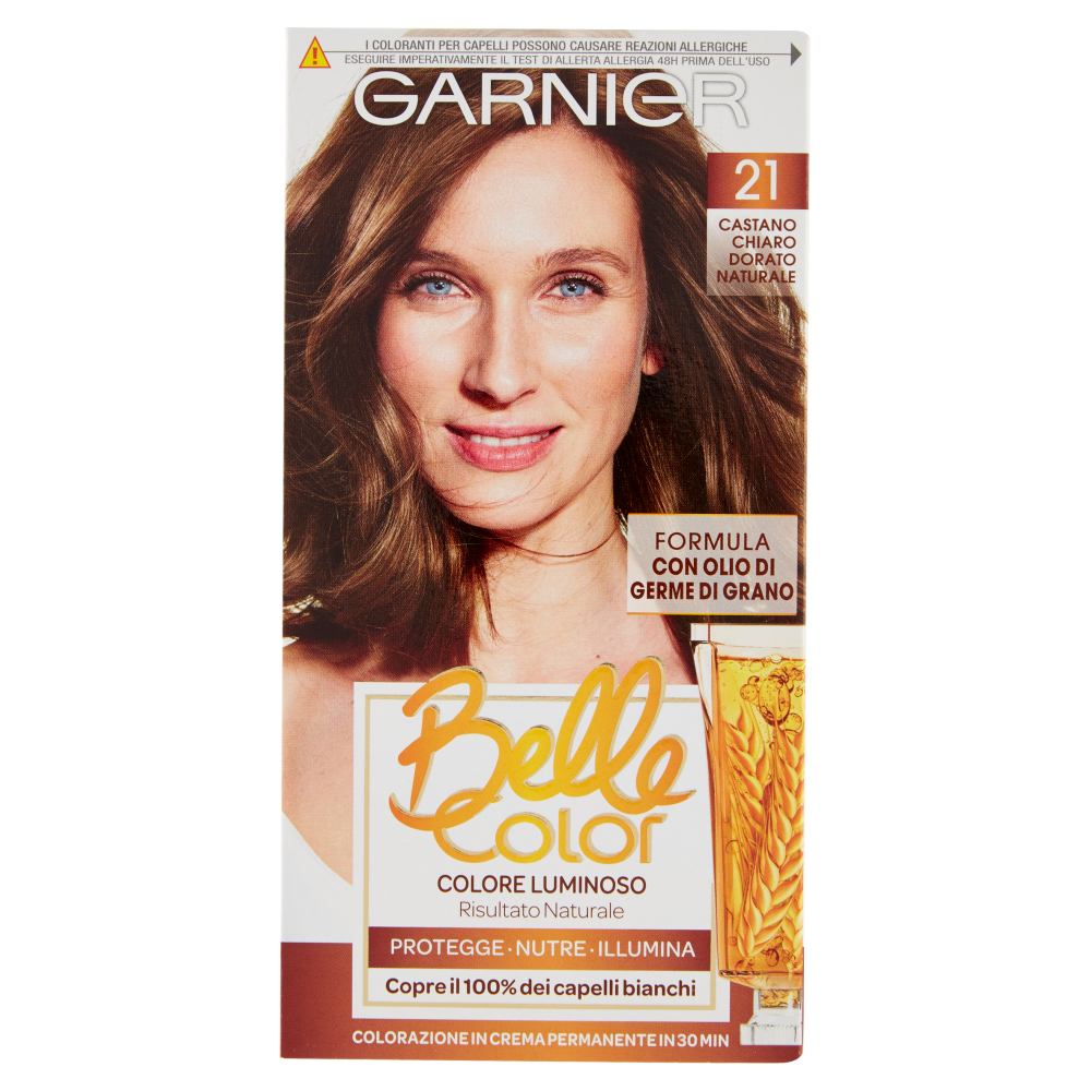 Belle Color Colore Luminoso Castano Chiaro Dorato Naturale N.21 - -