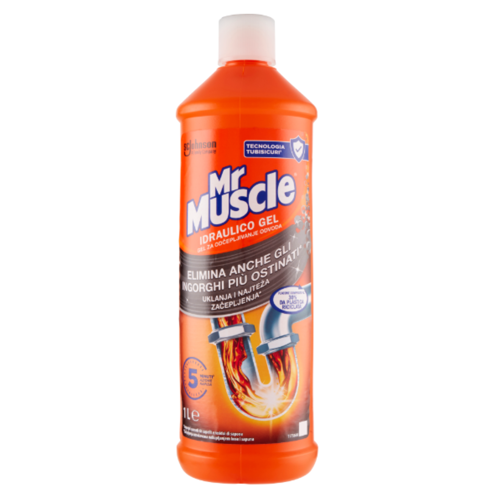Mr Muscle Idraulico Gel 1L, , large