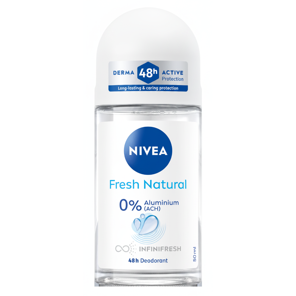 Nivea Fresh Natural Deodorante Roll-On 50 ml - -