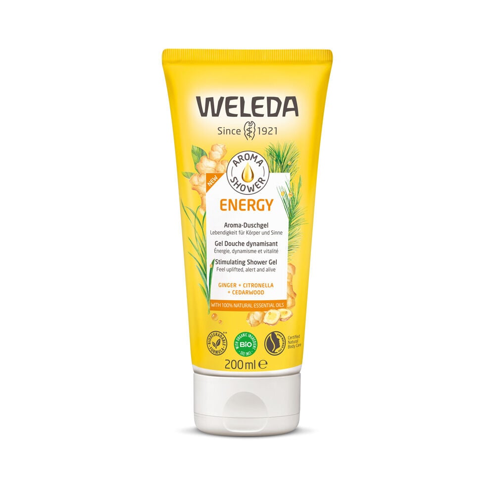 Weleda Aroma Shower Energy, Gel Doccia Stimolante, 200 Ml - Immagine 4