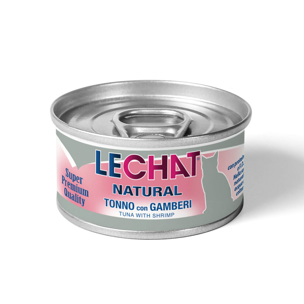 LeChat Natural Tonno con Gamberetti 80 g,  LeChat Natural Tonno con Gamberetti 80 g, , large