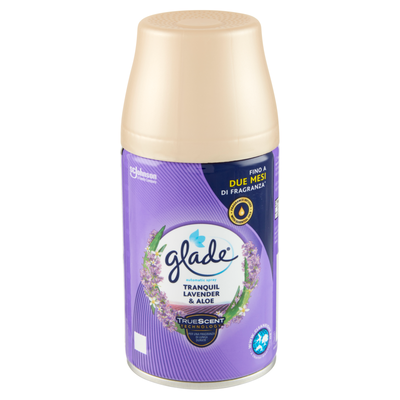 Glade Automatic Spray Ricarica, Profumatore per Ambienti, Fragranza Calm Lavender & Jasmine