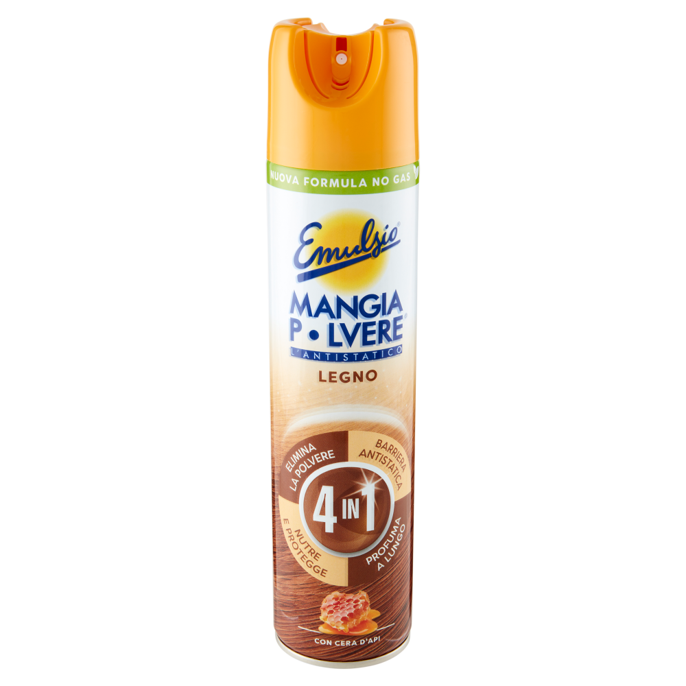 Emulsio Mangia Polvere l'Antistatico Legno 4 in 1 300 ml, , large