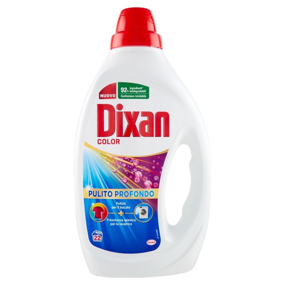 Dixan Liquido Color 22 lavaggi 990ml, , large