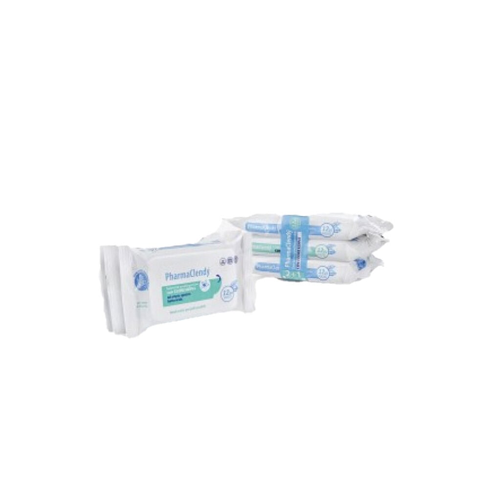 Clendy Salviette Igienizzanti con Clorexidina Mini 3x12 pz	, , large