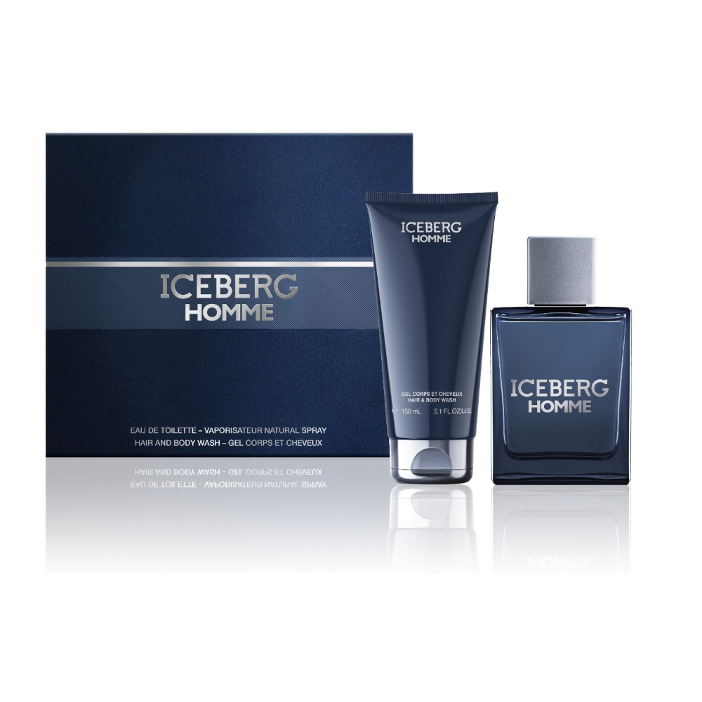 Iceberg Homme set uomo profumo edt 100ml + gel doccia corpo capelli 150ml - Immagine 4