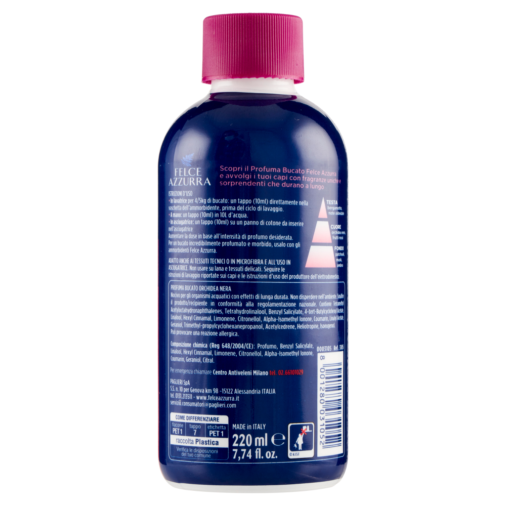 Felce Azzurra Orchidea Nera Profuma Bucato 220 ml, , large