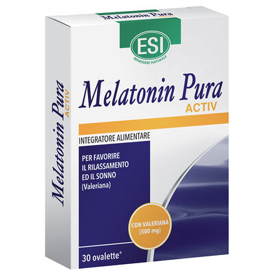 Melatonin Pura Activ Melatonina E Valeriana 30 Ovalette