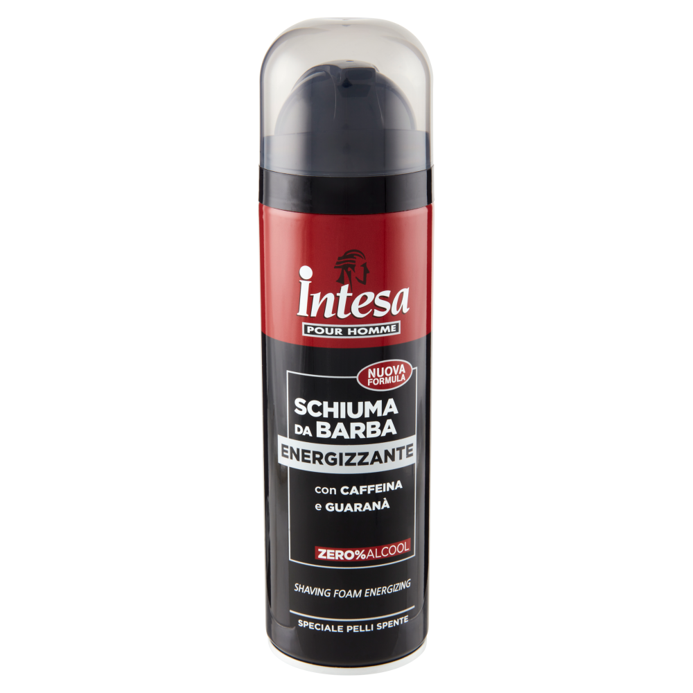 Intesa Schiuma da Barba Energizzante con Caffeina e Guaran&agrave; 300 ml, , large