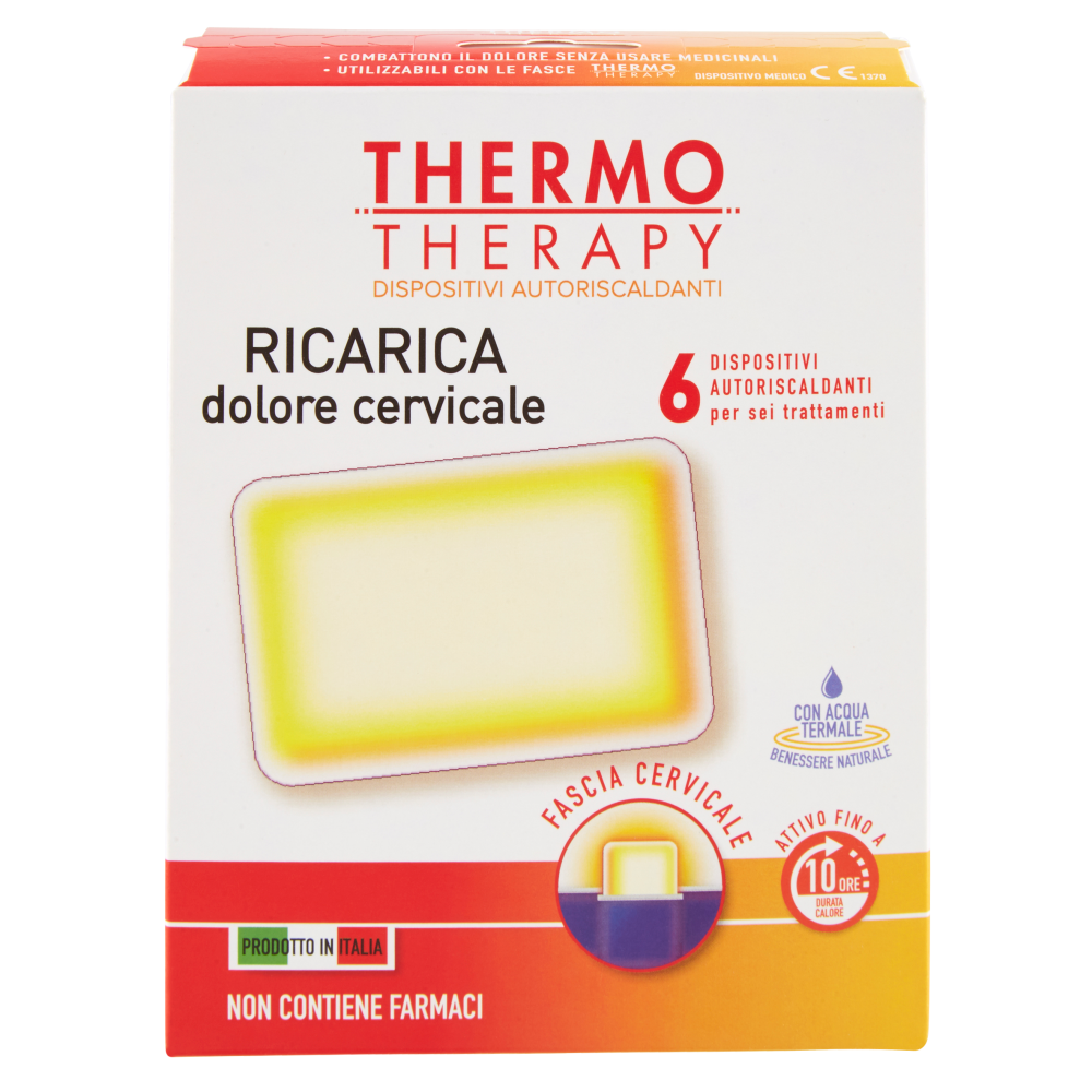 ThermoTherapy Dolore Cervicale Ricarica 6 Cerotti, , large