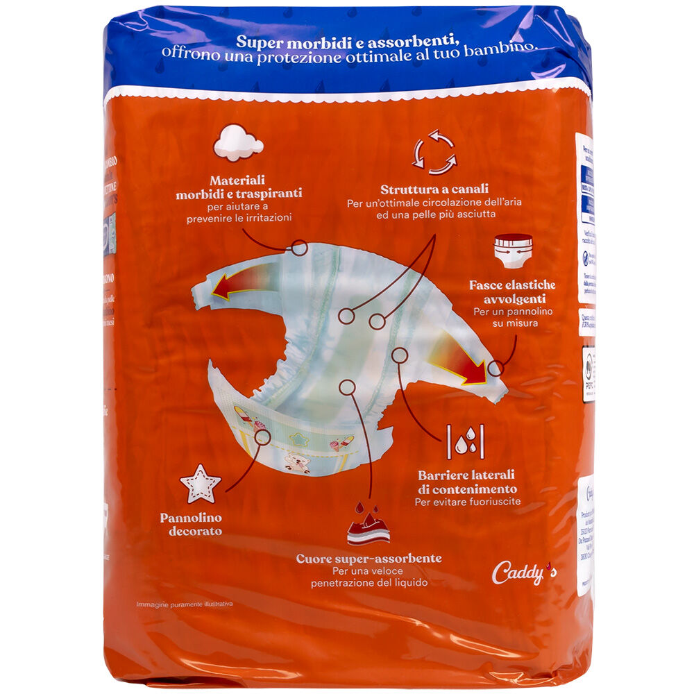 Caddy's Pannolini Junior (11-25 Kg) 18 Pezzi, , large