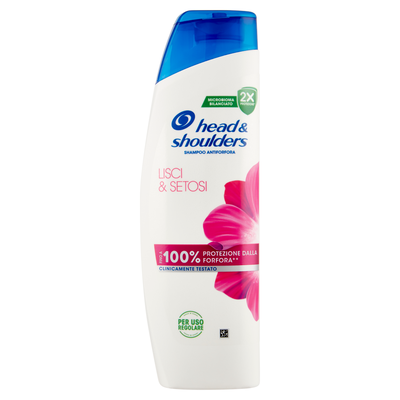 Head & Shoulders Shampoo Antiforfora Lisci e Setosi 250 ml