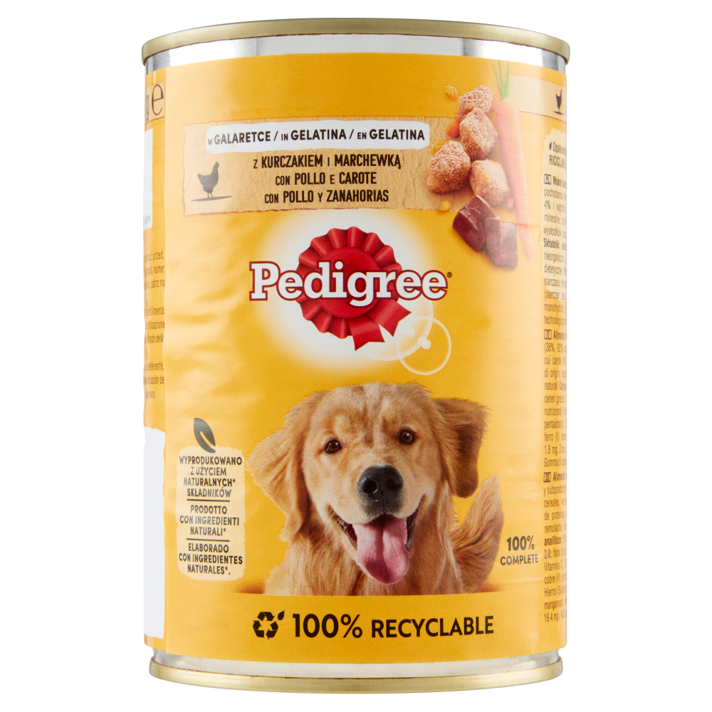 Pedigree con Pollo e Carote in Gelatina 400 g, , large